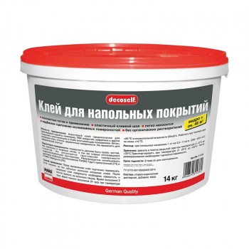 ПУФАС Клей для ковровых и напольных ПВХ покрытий Decoself мороз. (14кг)